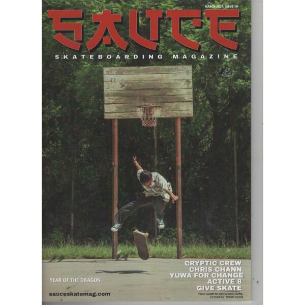 SAUCE skateboarding magazine MAR 24